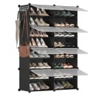 Amazon: Étagère à Chaussures Songmics - 8 Compartiments, Modulable, 30x40x30 cm à 26,99€ (au lieu de 34,74€)
