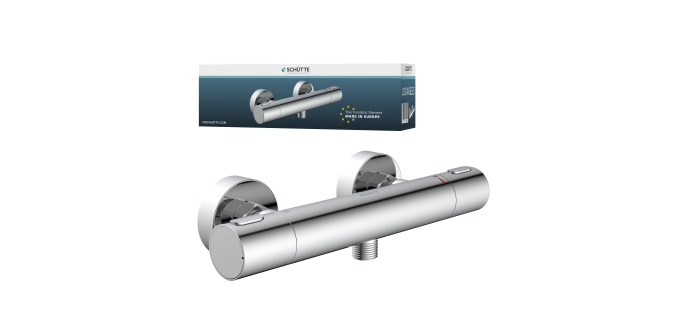 Amazon: Mitigeur Douche Thermostatique Schütte - Corps chromé, sécurité température à 33,17€