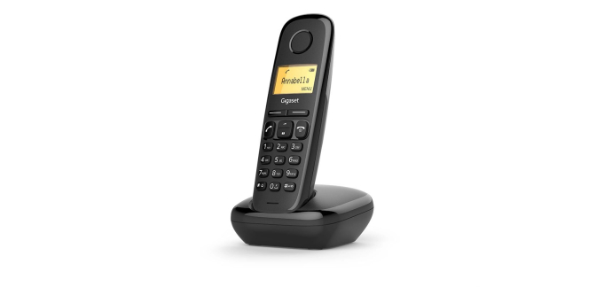 Amazon: Téléphone fixe sans fil Gigaset A170 Solo DECT/GAP - Noir à 8,48€ (au lieu de 21,99€)
