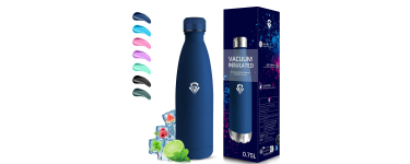 Amazon: Gourde Isotherme Grsta - 750ml, sans BPA, acier 18/8 double couche à 7,72€ (au lieu de 15,81€)
