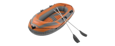 LIDL: CRIVIT Bateau pneumatique 3 places - 272x130 cm, 260 kg à 39,99€ (au lieu de 59,99€)