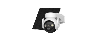 JoyBuy: IMOU AOV PT 5MP 4G Caméra solaire extérieure PTZ 360°, batterie 10 000 mAh, panneau solaire 5 W à 95