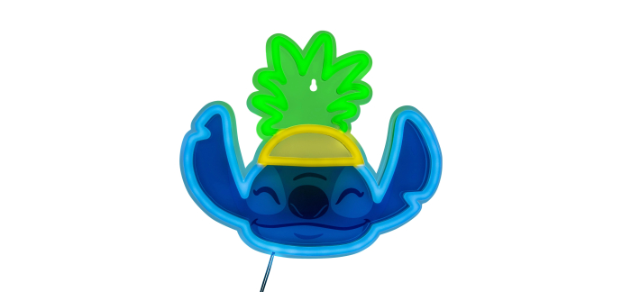 Amazon: Applique Murale Paladone Néon LED Lilo & Stitch avec Ananas à 8,56€ (au lieu de 22,17€)
