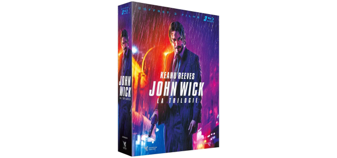 Amazon: Blu-ray John Wick La trilogie à 11,19€ (au lieu de 15,73€)