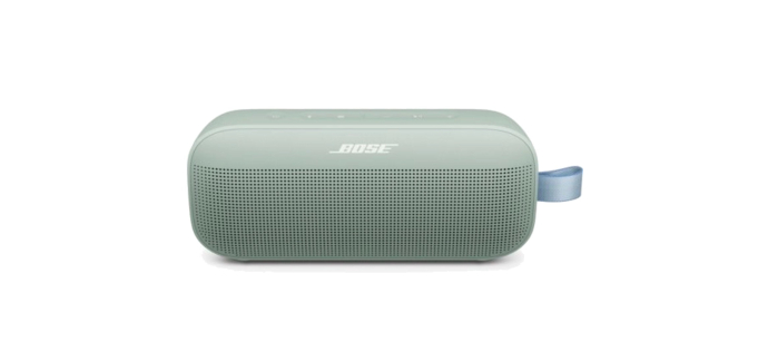 Boulanger: Enceinte portable Bose SoundLink Flex II Sauge - IP67, 12h autonomie à 99,99€ (au lieu de 179,99€)