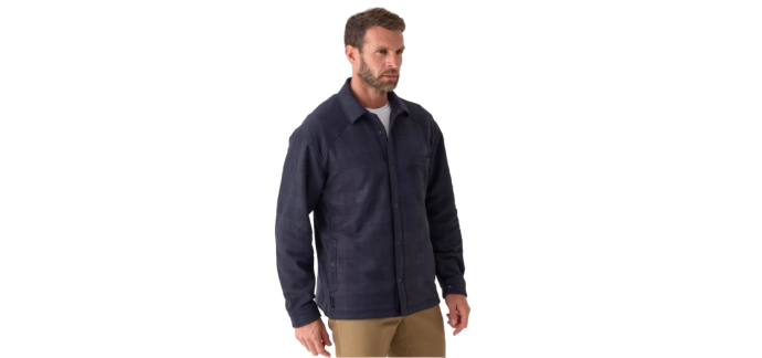 Decathlon: Surchemise Polaire 100 Bleue Solognac à 7,34€ (au lieu de 20,99€)