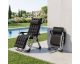 JoyBuy: Huacan Chaise de plage pliable avec dossier inclinable à 44,99€ (au lieu de 149,99€)