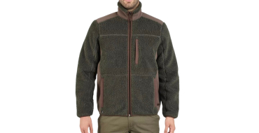 Decathlon: Veste Polaire Chasse Moutonnée Verte 500 à 17,99€ (au lieu de 31,99€)