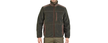 Decathlon: Veste Polaire Chasse Moutonnée Verte 500 à 17,99€ (au lieu de 31,99€)