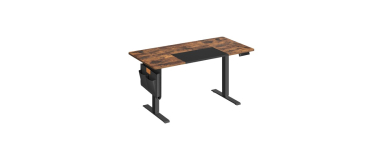 JoyBuy: Bureau électrique Ochama 140x60 cm - 4 préréglages, USB-C, 71-120 cm à 69,99€ (au lieu de 228,99€)