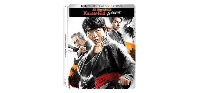 Amazon: Karate Kid Legends Steelbook 4K (Blu-ray) à 17,5€ (au lieu de 34,99€)