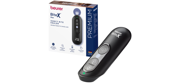 Amazon: Stylo apaisant Beurer BiteX Max Deep - Chauffe, lumière, batterie rechargeable à 22,99€