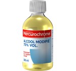 Amazon: Alcool Modifié 70° Mercurochrome 200 ml à 1,95€ (au lieu de 3,60€)