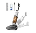 JoyBuy: Tineco Floor One Stretch S6 - Aspirateur eau et poussière, design plat 180°, nettoyage eau chaude 70
