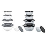 LIDL: SILVERCREST Set de 5 boîtes de conservation en verre - empilables, micro-ondes à 5,99€
