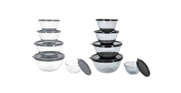 LIDL: SILVERCREST Set de 5 boîtes de conservation en verre - empilables, micro-ondes à 5,99€