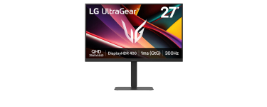 Amazon: Ecran PC 27" LG Ultragear 27G640A-B.AEUQ - 2K, 300Hz, Fast IPS, 1ms à 199,99€ (au lieu de 282,67€)