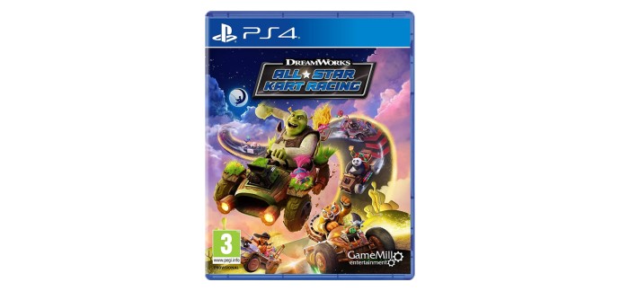 Amazon: DreamWorks All-Star Kart Racing (PS4) à 14,99€ (au lieu de 29,99€)