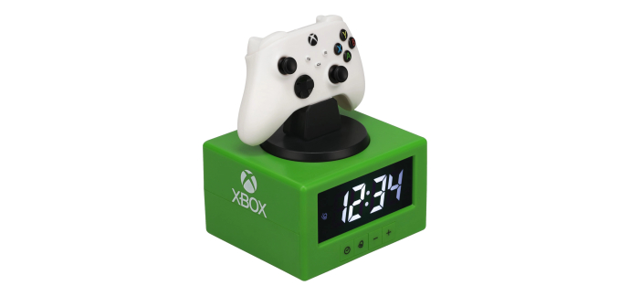 Amazon: Réveil numérique Paladone Xbox avec veilleuse à 16,09€ (au lieu de 23,49€)