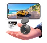 Amazon: Caméra Voiture 2K Commande Vocale Kawa, Support 360°, Carte SD 32G à 34,99€ (au lieu de 69,99€)