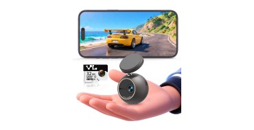Amazon: Caméra Voiture 2K Commande Vocale Kawa, Support 360°, Carte SD 32G à 34,99€ (au lieu de 69,99€)