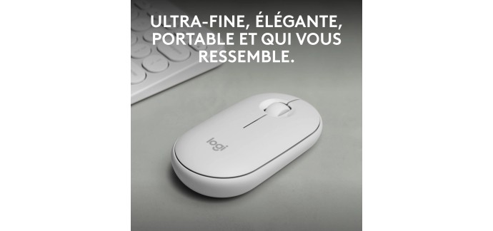 Amazon: Souris sans fil Logitech Pebble M350s à 14,99€ (au lieu de 19,89€)