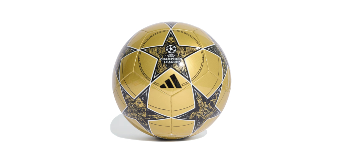 Adidas: Ballon de football UCL Club 25/26 Phase de groupes - Doré à 13,75€ (au lieu de 25€)