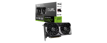 JoyBuy: ASUS Dual GeForce RTX 5060 Ti OC 8 Go à 369€ (au lieu de 599,99€)