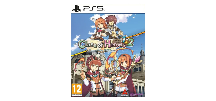 Amazon: Class of Heroes 1 & 2 Complete Edition (PS5) à 19,99€ (au lieu de 39,99€)