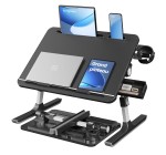 Amazon: Table de lit ajustable Songmics - 56 x 40 cm à 27,19€