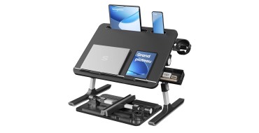 Amazon: Table de lit ajustable Songmics - 56 x 40 cm à 27,19€