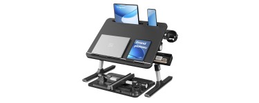 Amazon: Table de lit ajustable Songmics - 56 x 40 cm à 27,19€