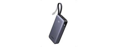 Amazon: Batterie Externe Ugreen Nexode 20000mAh 55W - Câble USB-C intégré PD 45W à 31,12€