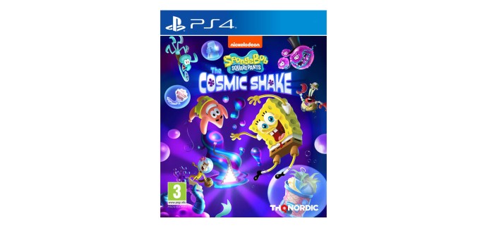 Amazon: SpongeBob SquarePants The Cosmic Shake (PS4) à 12,99€ (au lieu de 29,99€)