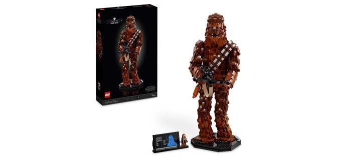 Amazon: LEGO® Star Wars™ Chewbacca (75371) à 111,38€ (au lieu de 186,31€)