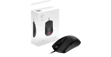 Amazon: Souris filaire MSI Forge GM100 - 6400 DPI, 7 boutons, LED RGB à 10,90€ (au lieu de 13,55€)