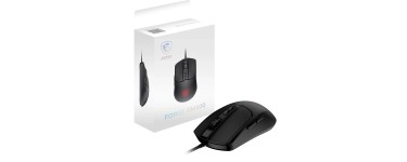 Amazon: Souris filaire MSI Forge GM100 - 6400 DPI, 7 boutons, LED RGB à 10,90€ (au lieu de 13,55€)