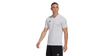 Intersport: Maillot de football Adidas Entrada 22 - Blanc, taille S au 2XL à 9,99€ (au lieu de 19,99€)