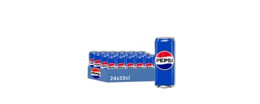 JoyBuy: Pepsi Cola - Lot de 24 canettes (33 cl) à 12,99€ (au lieu de 80€)
