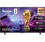 Darty: TV 75" Hisense 75E7S Pro - QLED, 189cm, 2026 à 749€ (au lieu de 949€)