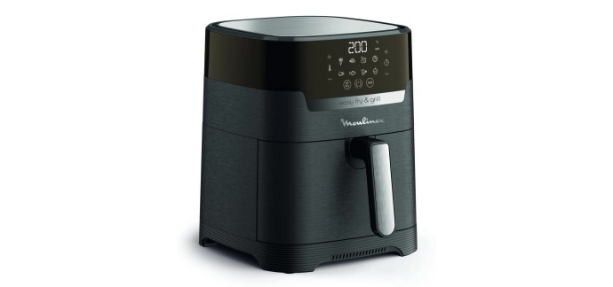 Amazon: Friteuse sans huile Moulinex Easy Fry 4.2L & Grill Precision EZ505D10 à 39,29€ (au lieu de 75,37€)