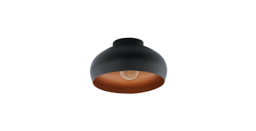 Amazon: Luminaire plafonnier Mogano 2 - douille E27 à 14,68€ (au lieu de 38,99€)
