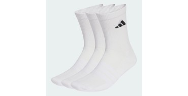 Amazon: Lot de 3 Paires de Chaussettes Adidas Unisex Mi-mollet Sportswear Rembourrées - Tailles 46/48 à 8,49