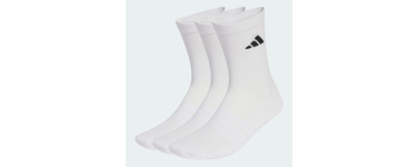 Amazon: Lot de 3 Paires de Chaussettes Adidas Unisex Mi-mollet Sportswear Rembourrées - Tailles 46/48 à 8,49