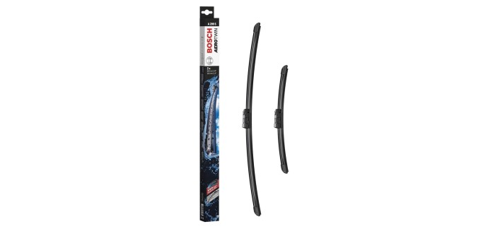 Amazon: Lot de 2 Balais d'Essuie-Glaces Bosch Aerotwin A299S - 600mm & 340mm à 13,10€ (au lieu de 23,90€)