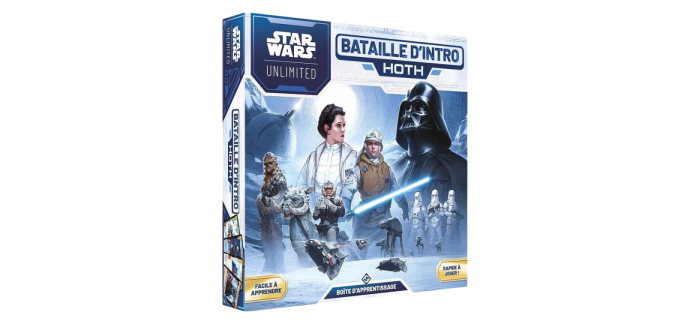 Amazon: Coffret Star Wars Unlimited Bataille Hoth (JCC) à 12,99€ (au lieu de 19,99€)