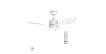 PcComponentes: Ventilateur de plafond Airbliss Ceiling - 106 cm, 25W, Wi-Fi, LED 3 températures, 6 vitesses à 59,49