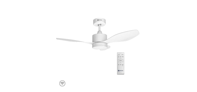 PcComponentes: Ventilateur de plafond Airbliss Ceiling - 106 cm, 25W, Wi-Fi, LED 3 températures, 6 vitesses à 59,49