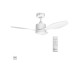 PcComponentes: Ventilateur de plafond Airbliss Ceiling - 106 cm, 25W, Wi-Fi, LED 3 températures, 6 vitesses à 59,49