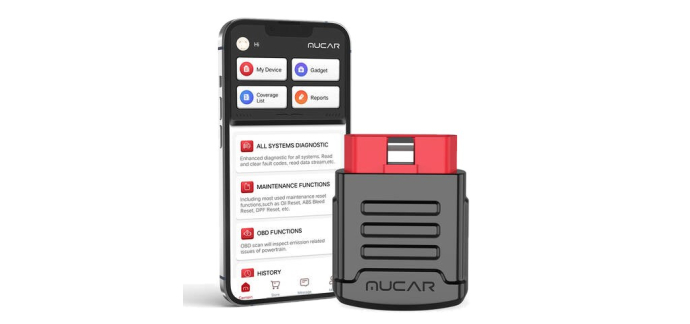 JoyBuy: Scanner auto MUCAR BT200 Pro - OBD2 Bluetooth, 15 fonctions, 128+ marques à 31,99€